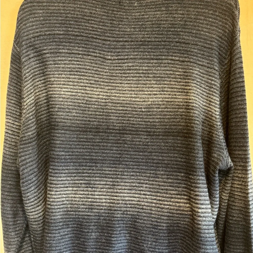 A-187 Men’s‎ Geoffrey Beene Blue & Gray Long Sleeve Pullover Sweater Size XXL